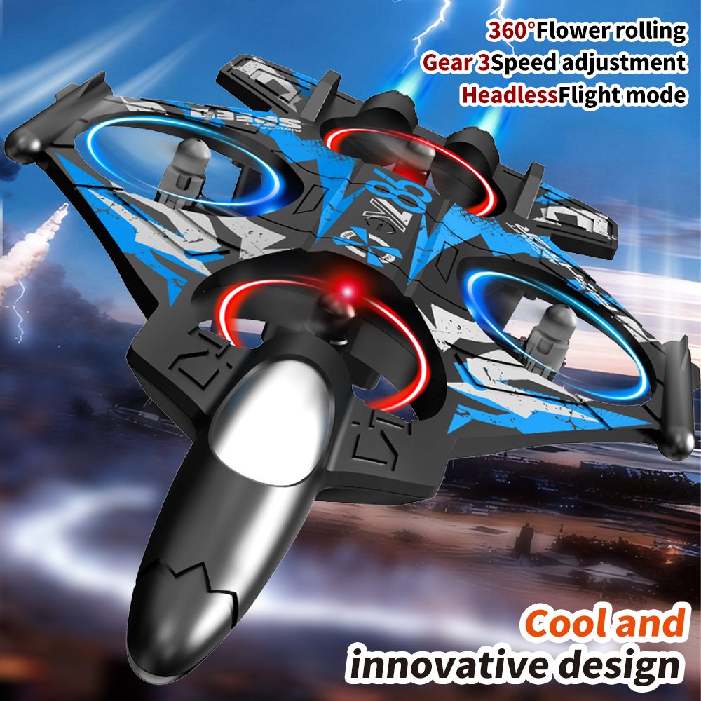 Drone Led Light - Fighter Jet Drone With Screen Remote