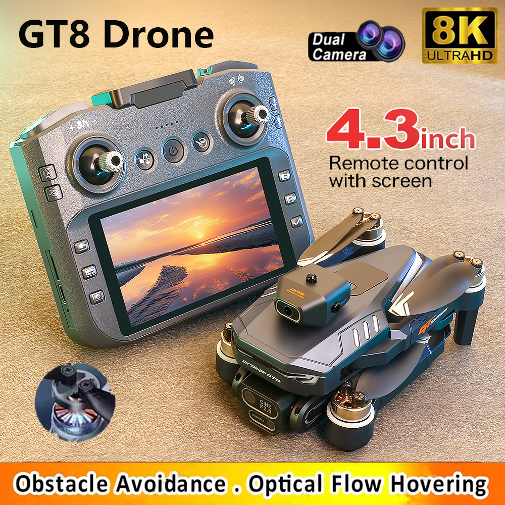 Drone Gps Module - GT8 Mini FPV Drone 8K HD