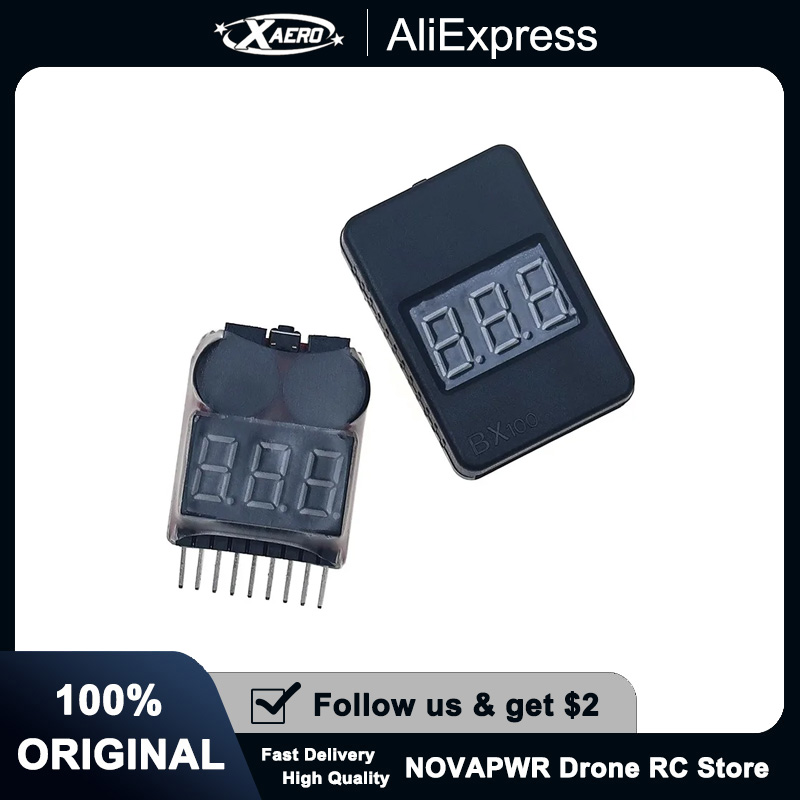 Drone Buzzer - 1-8S Battery Voltage Tester Alarm with