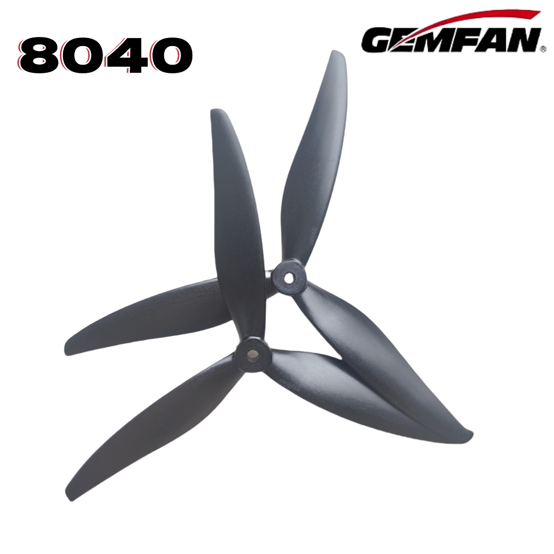 Gemfan 8040 8X4X3 3-blade 8-in – обзор и цена Drone Propeller