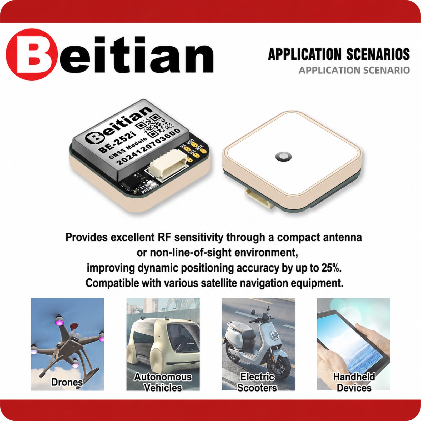 Beitian M10 Triple Mode GNSS C – обзор и цена Drone Compass