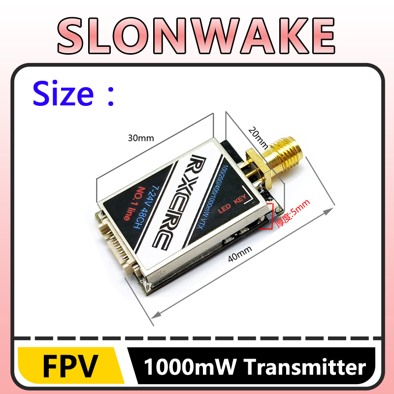 SLONWAKE  5.8G 48CH 1W VTX 100 – обзор и цена Drone Frame
