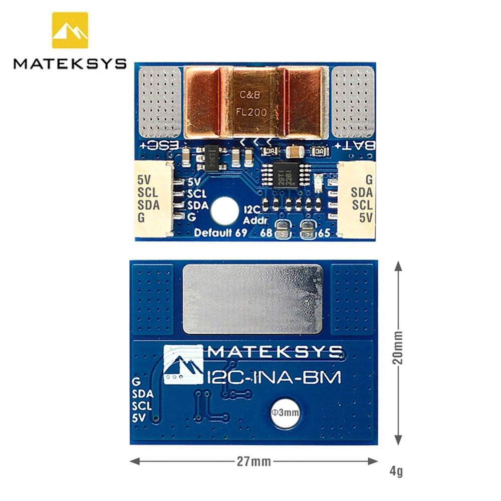 MATEK Mateksys I2C-INA-BM ULTR – обзор и цена Drone Power Distribution Board