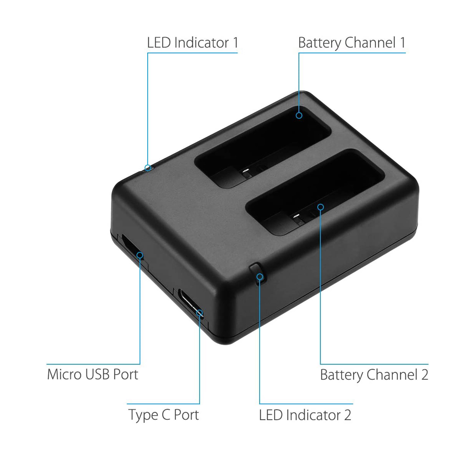 Suitable for GOPRO Hero 5 Char – обзор и цена Drone Battery