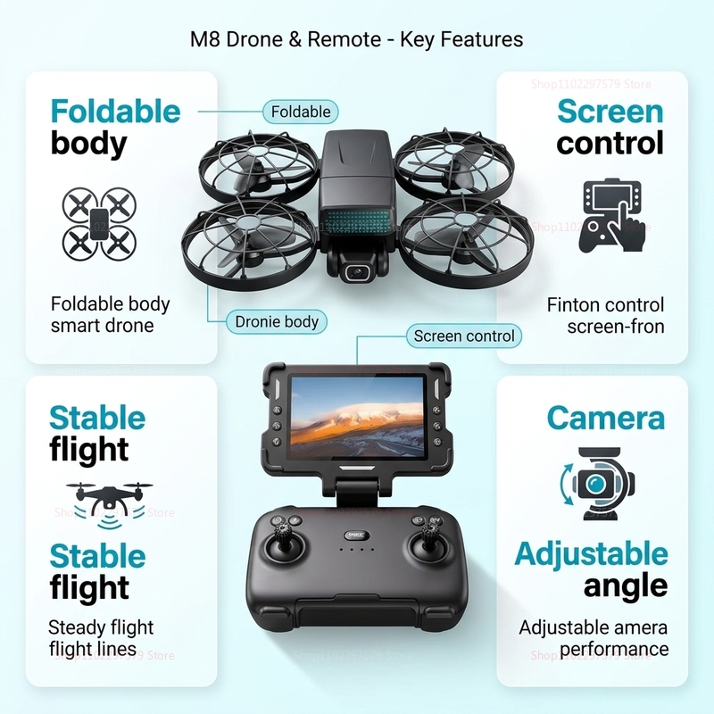 New Drones M8 GPS 8K Professio – обзор и цена Drone Gps Module