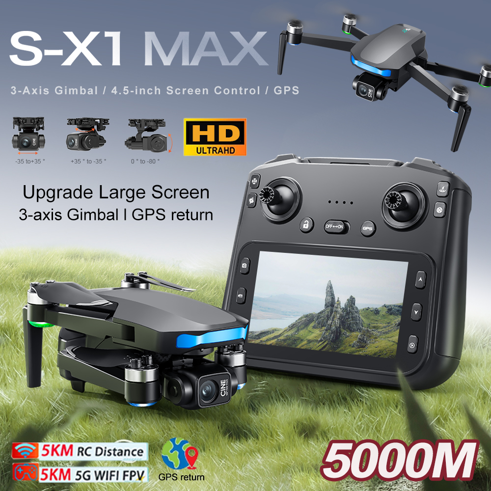 New S-X1 MAX Drone GPS 8K Prof – обзор и цена Drone Gps Mount